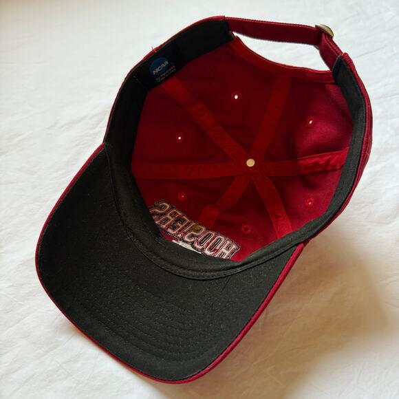 IU Hoosiers hat, NCAA brand, red w/ black/white embroidery, OS, EUC - Picture 4 of 4